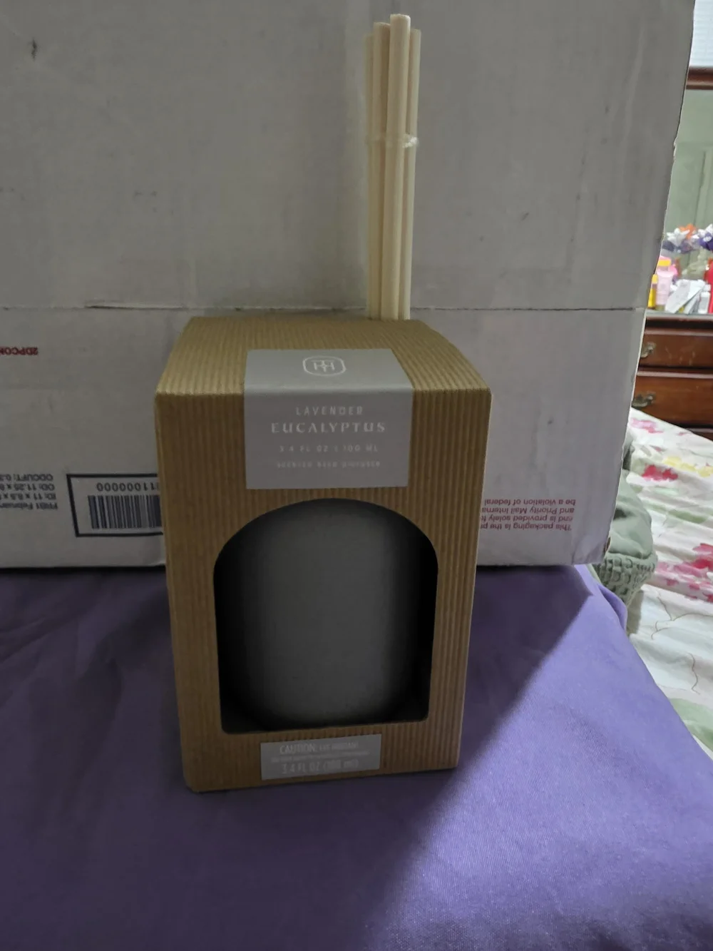 2 Lavender Eucalyptus Reed Diffuser Sets